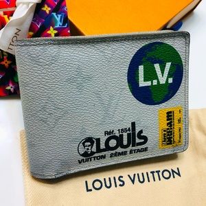 GENUINE LOUIS VUITTON Virgil Abloh Limited Edition Multiple Stamps Wallet